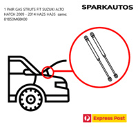 1 PAIR GAS STRUTS FIT SUZUKI ALTO HATCH 2009 - 2014 HA25 HA35  same: 81850M68K00