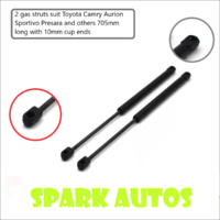 2 gas struts match: Stabilus LiftoMat 0429WQ & 0433WN 0165N fit Camry or Aurion 