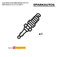 Qty(4) SPARK PLUGS DENSO IRIDIUM IT20TT FIT FORD FOCUS SP LS,LT,LV 2.0L 2005-11