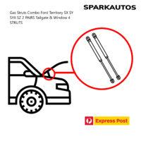 Gas Struts Combo Ford Territory SX SY SYII SZ 2 PAIRS Tailgate & Window 4 STRUTS