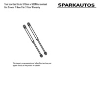 Tool box Gas Struts 510mm x 500N Arrowhead Get Downs 1 New Pair 3 Year Warranty