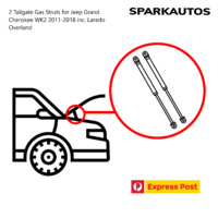 2 Tailgate Gas Struts for Jeep Grand Cherokee WK2 2011-2018 inc. Laredo Overland